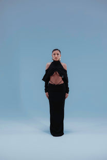 Guilty Angel Two-Piece Set in black