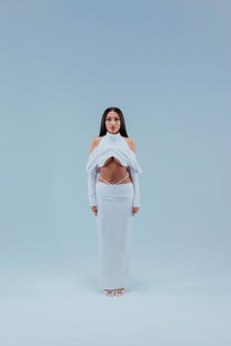 Guilty Angel Two-Piece Set in white