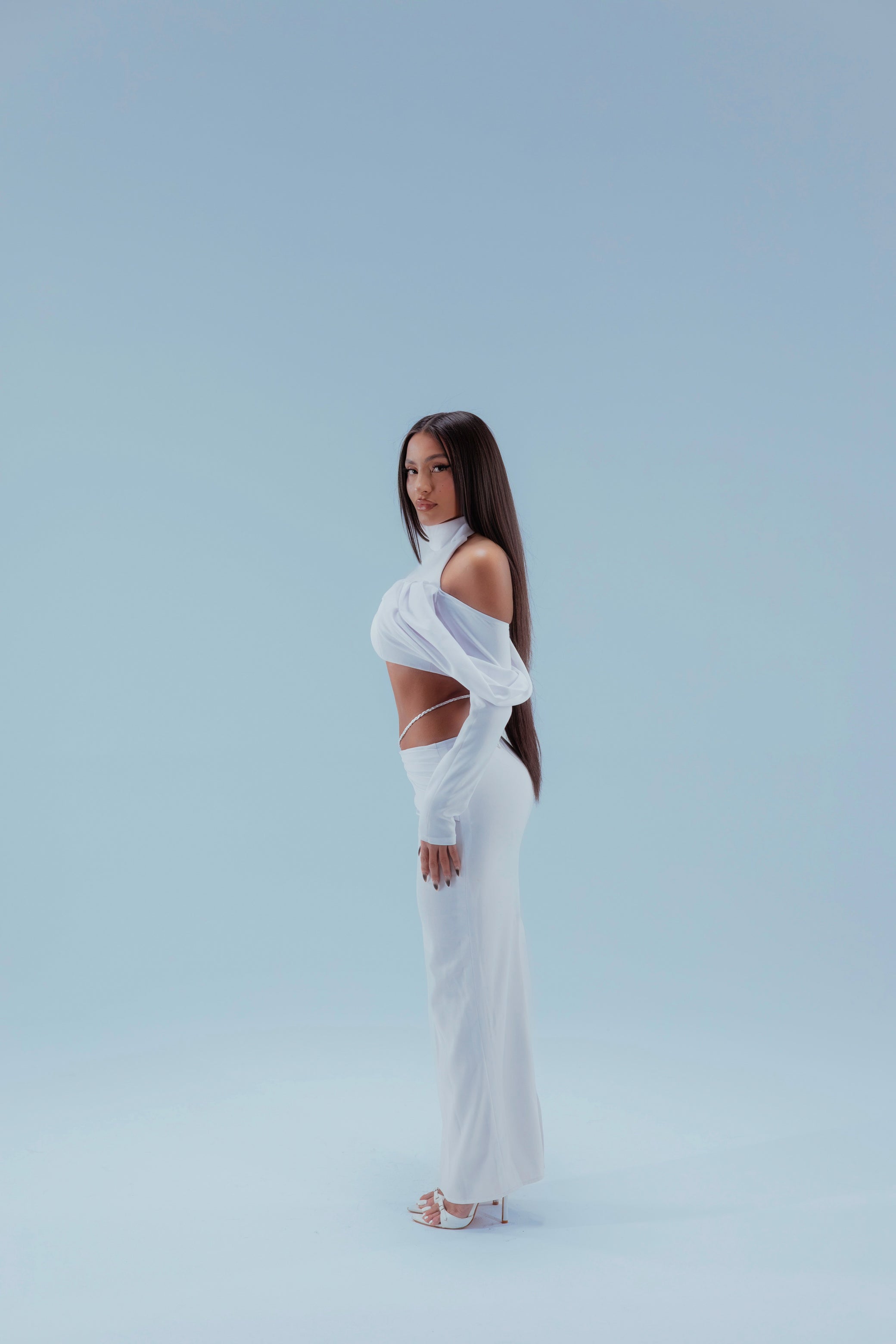 Guilty Angel Two-Piece Set in white