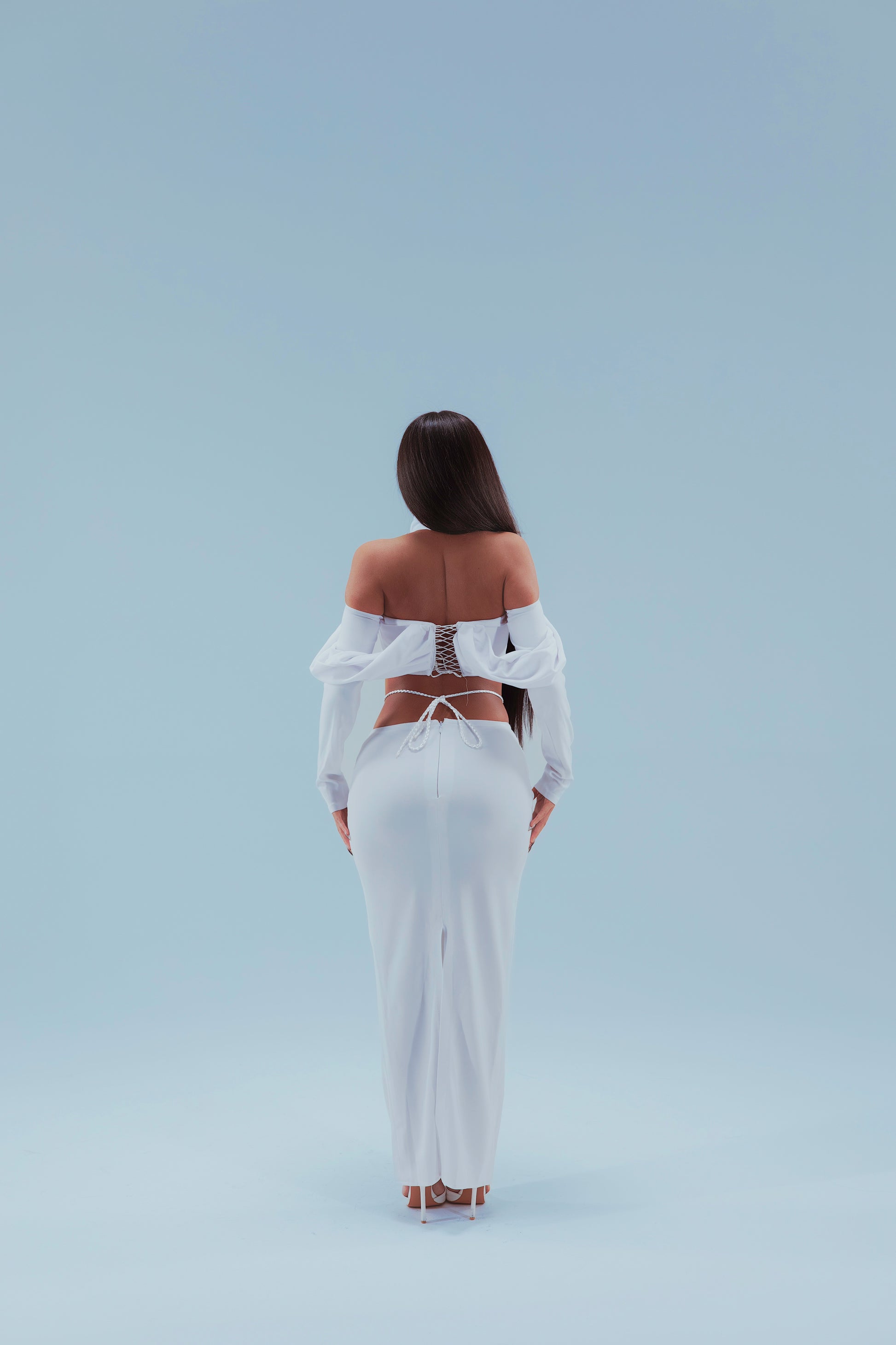 Guilty Angel Two-Piece Set in white