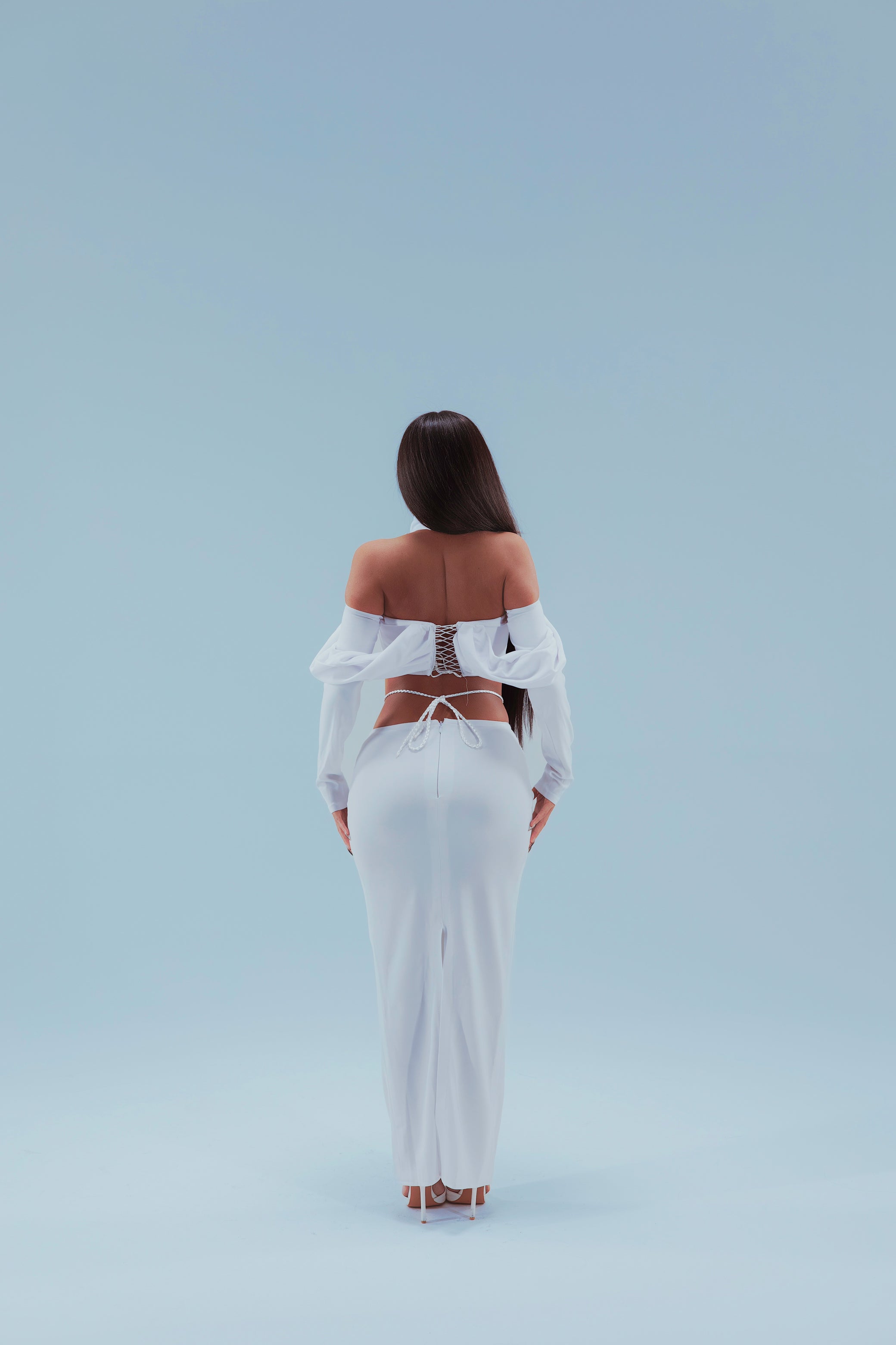 Guilty Angel Two-Piece Set in white