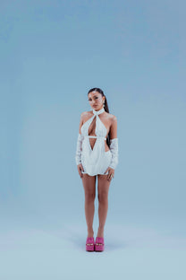 White fever dress