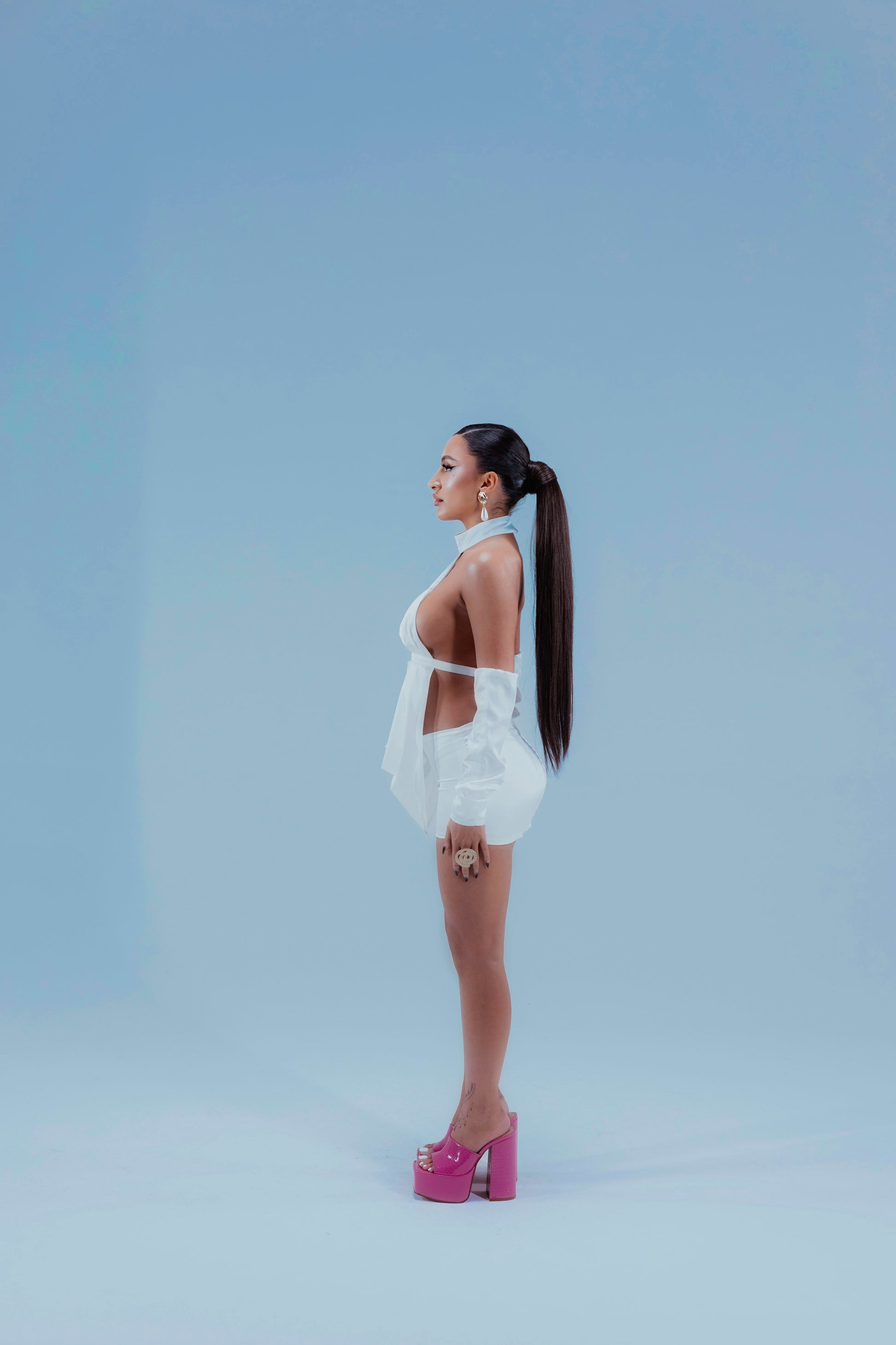 White fever dress