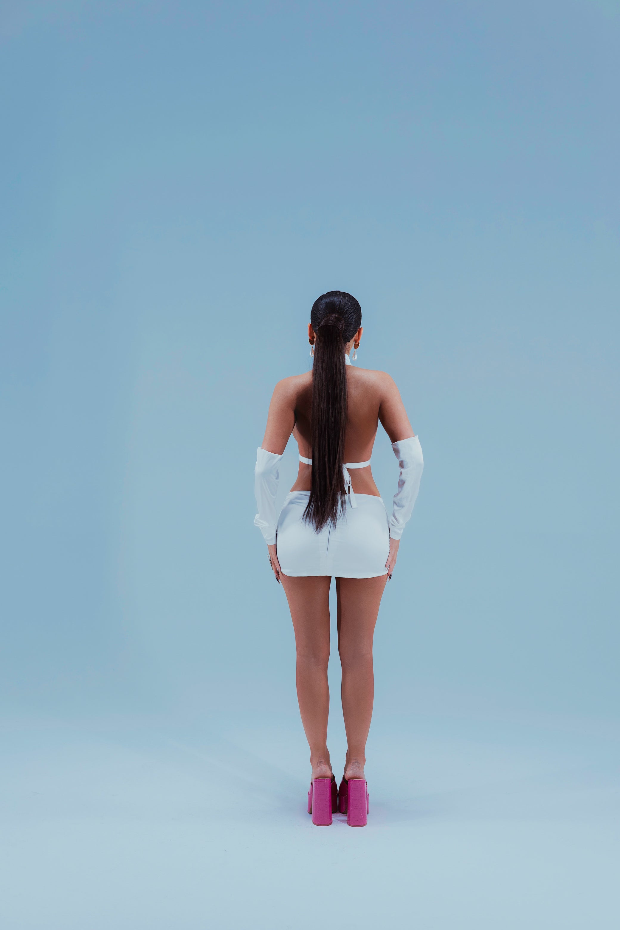White fever dress